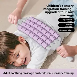 Bendable Massage Stick Mace Stick Children's Massage Stick Leg Muscle Relaxer Roller Yoga Sensory Training Massage