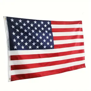 Premium 60x96inch American FlagDurable Fabric Vibrant Colors UV Resistant and Fade-FreePerfect for Outdoor Display
