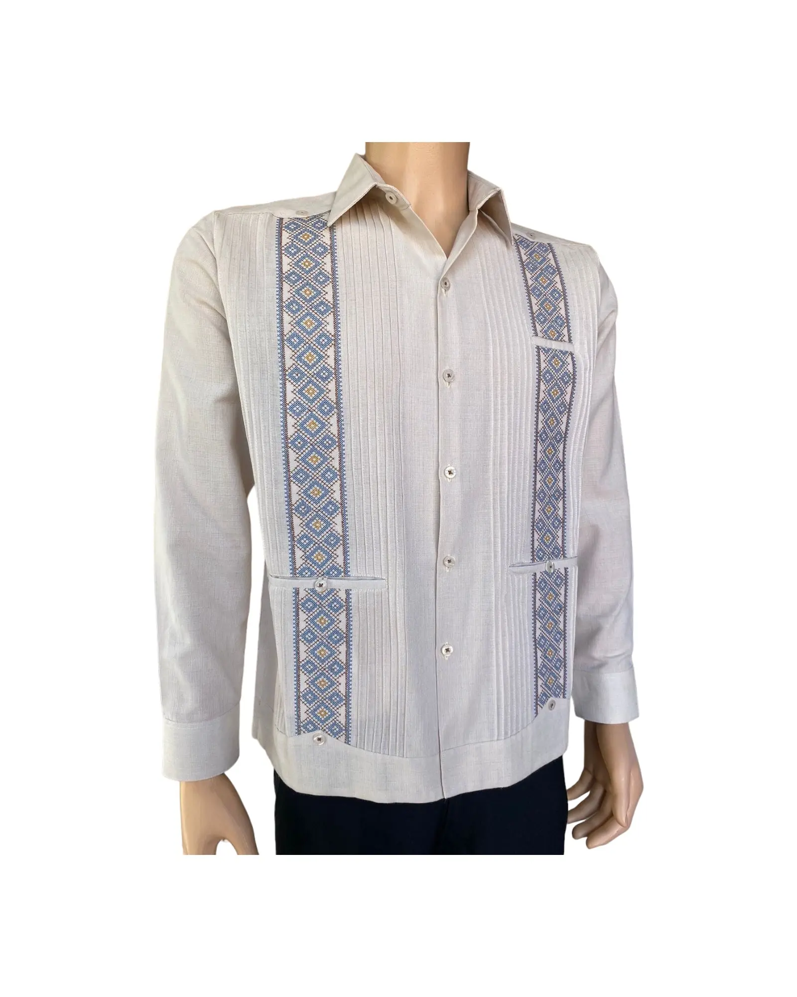 Men's Guayabera Merida Ivory Men's Guayabera Merida Ivory