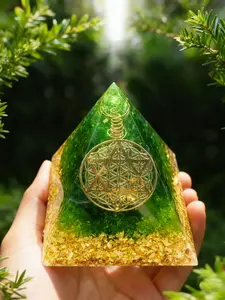 Natural Crystal Pyramid Stone, Hand Selected Crystals, Energy Healing Gemstone, Home Office Decor, Desktop Ornament, Feng Shui Decoration, Orgonite Pyramids