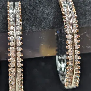 Victorian Polish Hoop Earrings 2-Inch Width Fashion Accessory for Casual & Formal Settings Exquisite Elegance Beautiful Bollywood style Hoops