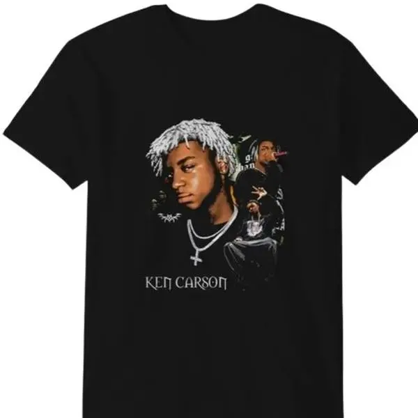 Vintage Ken Carson T-shirt - Retro S Tshirt Classic Cotton Classic Cotton Menswear Top Hoodie Spandex