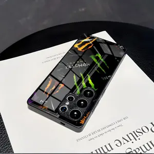 Drinks M-Monster E-Energy-est Phone Case Cover For Samsung S 25 26 24 23 22 21 Ultra 10 Plus a16 Pro Fe 20 Note 34 S30 glass Shockproof