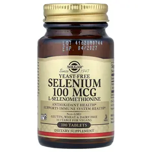 Solgar Selenium, Yeast-Free, 100 mcg, 100 Tablets
