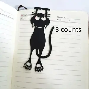 Cute Cat Bookmark Set, Paper Cut Bookmarks, 3D Fun Cat Claw Reading Progress Markers, Cartoon Bookmarks, Book Accessories, Book Lover Gifts