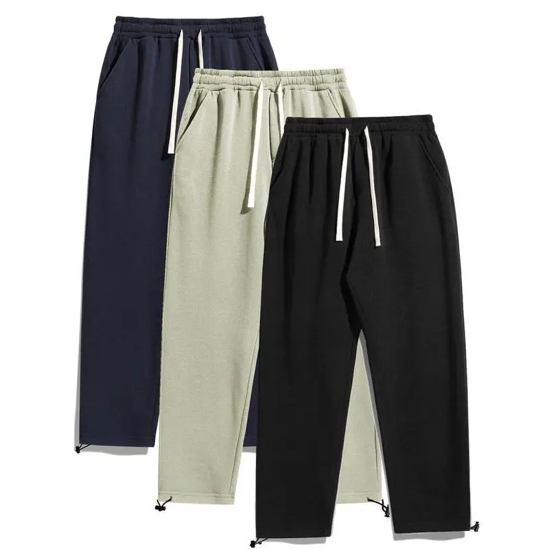Men's Solid Color Drawstring Waist Sweatpants Casual Comfy Loose Fit Pocket Jogger Pants for Daily Wear Beige Multicolor Sports Bottoms Men's Solid Color Drawstring Waist Sweatpants Casual Comfy Loose Fit Pocket Jogger Pants for Daily Wear Beige Multicolor Sports Bottoms