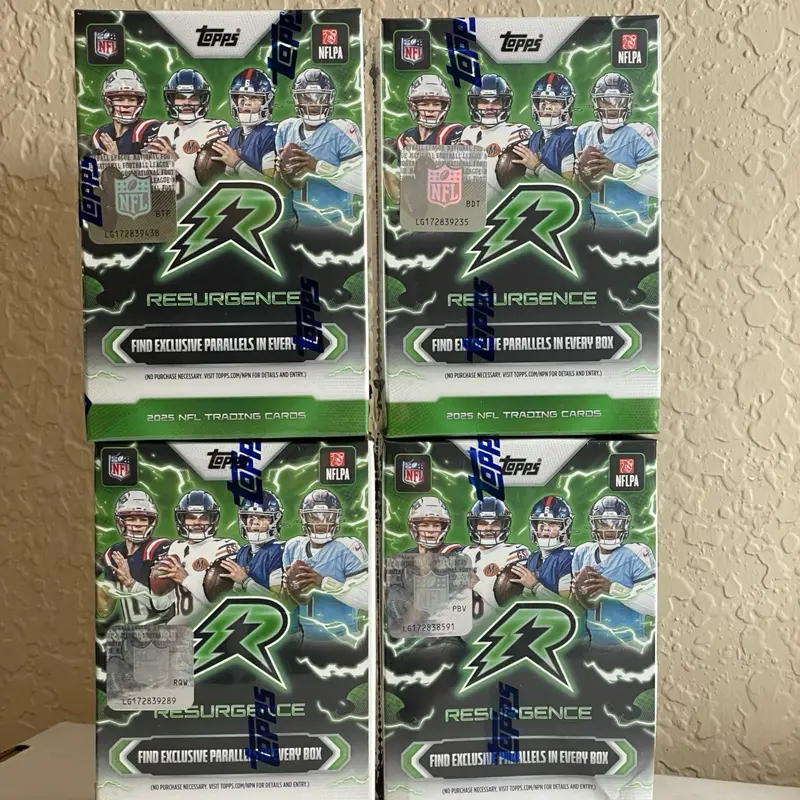 NFL#79-PYT: TOPPS RESURGENT 2025 BLASTER BOX x4! !PICK.YOUR.TEAM! All Cards Shipby Team!