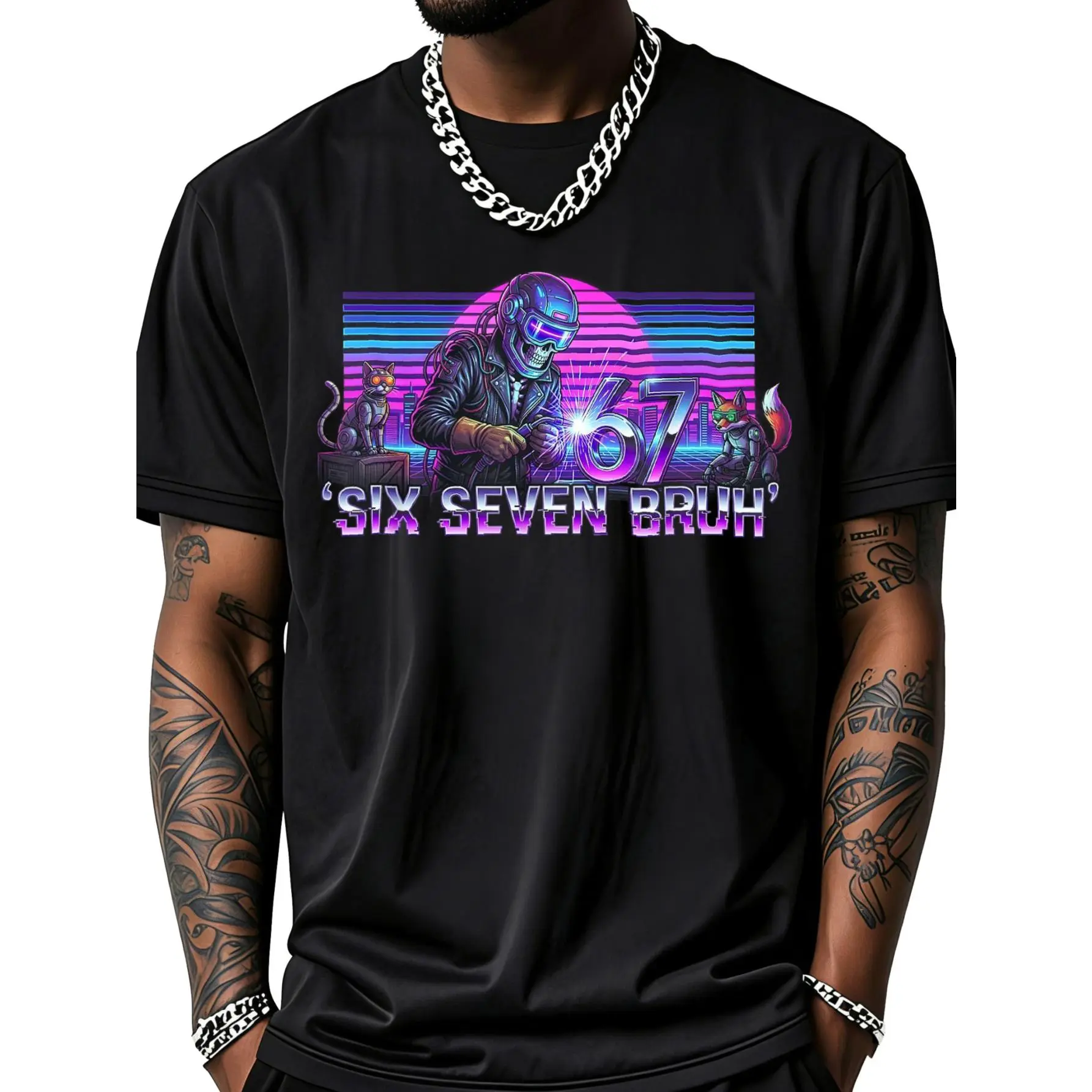 Funny 67 Meme Welding Humor Engineer Welders Welding Lovers T-Shirt