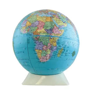 Replogle Apollo 9" Free Mount World Globe Blue Ocean Axis-Free Desk Globe with Political Map for Learning Made in USA
