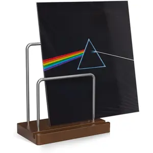 Record Holder Vinyl Display Storage: Vinyl Record Storage Holder Solid  Albums Stand Now Playing LPs Organizer Rack