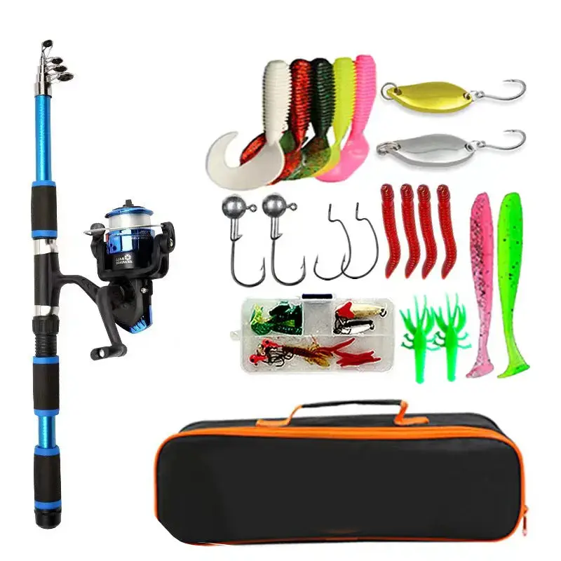Beginner Fishing Combo Kit – Rod, Reel & Tackle for First-Time Anglers