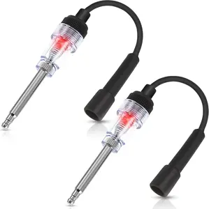 Inline Spark Plug Testers, Small Armature Diagnostic Detector Tool, Ignition Coil Tester for Engines for Automotive, Cars, Lawnmowers, Small & Big Internal/External Engines