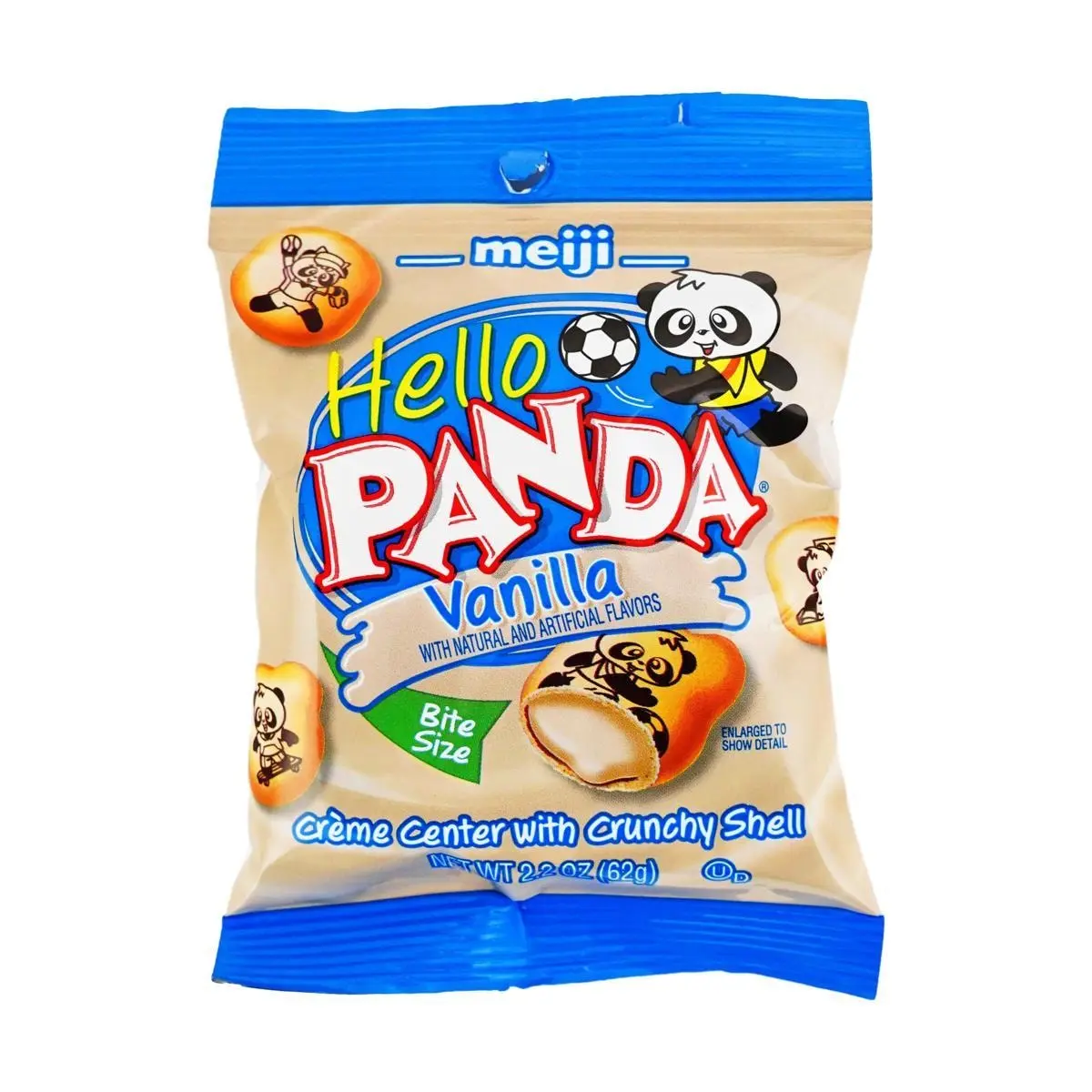 Meiji Panda Milk Cream Sandwich Cookies 62g - Japanese Snack, Sweet Biscuit Treat