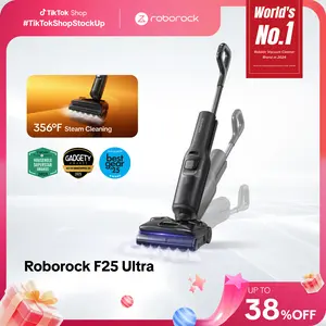 Roborock F25 series Ultra Steam Wet Dry Vacuum Cleaner, 356°F Steam Mop & 187°F Hot Water Cordless Vacuum Mop All in One, Floor Washer with Blue Light, 194°F Self-Cleaning, 180° Lay-Flat, AI Assitant Wheels #GiftedInLove #ces