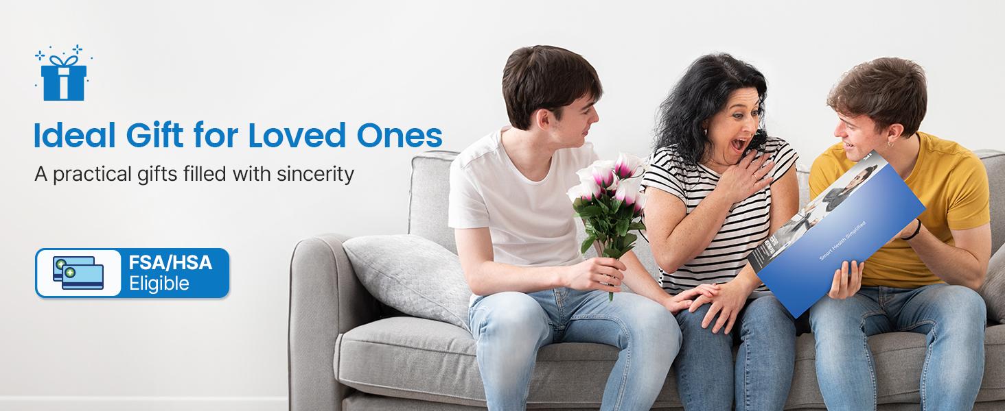 RENPHO Back and Eye Relaxation Gifts Bundle, Back Heating Pad and Eyeris 3 Eye Massager with Heat and Cooling Pack, Valentines Day Choice for Women Mom Wife