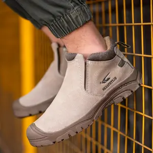 Steel Toe Safety Shoes Puncture Proof Ankle Boots Work Shoes - Industrial Grade Steel Toe & Puncture Resistant - For Construction Workers & Industrial Workers - Suitable for Construction Sites & Industrial Environments - Ideal Gift for Trad