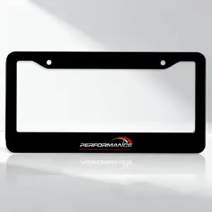 Performance Motors License Plate Frame – Black Slim Car Tag Cover USA