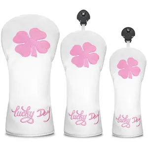 Clover Golf Protective Case, Durable Materials, Best Protection for Golf Club, Novelty Golf Gift, Thanksgiving & Christmas Present, Golf Accessories