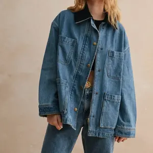 Blue Denim Chore Jacket