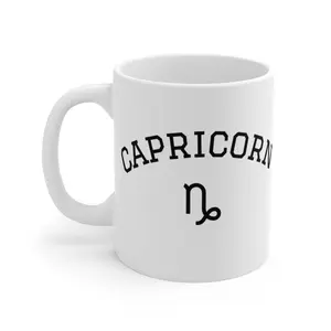 Capricorn Zodiac Mug | Astrology Ceramic Coffee Cup