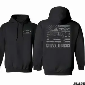 Chevy Trucks Shirt Classic Truck Hoodie Country Farmer Unisex Pullover – Vintage Car Lover Gift, Local Boy Patriot Graphic Hoodie, Trendy Retro Streetwear Sweatshirt For Men And Women, Comfortable Everyday Casual Outfit