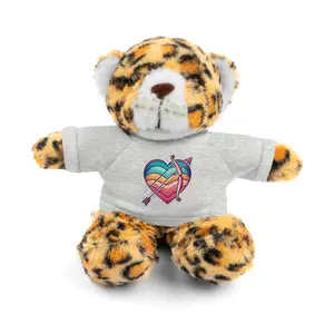 Copy of Copy of Transgender Personalized Valentine's Stuffed Animals - Adorable Companions with Custom Tees | Romantic Plush Gifts