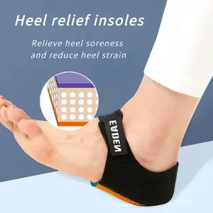 Plantar Fasciitis Relief Heel Pain Heel Cups For Women And Men, Shock Absorption Heel Cushion Heel Sleeves Heel Protectors Pads, Heel Support For Heel Spur, Cracked Heels