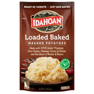 Idahoan Loaded Baked Mashed Potatoes, 4 oz, Pack of 12
