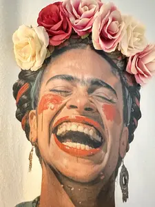 Frida Custom T-shirt Design for Women - 3D Fashionable Customized Tshirts with Unique 3D Designs Ideal for Fashionistas