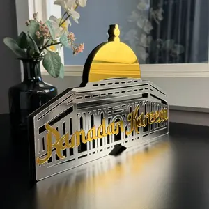Ramadan Kareem Masjid Al-Aqsa Islamic Gift Wooden Islamic Table Decor