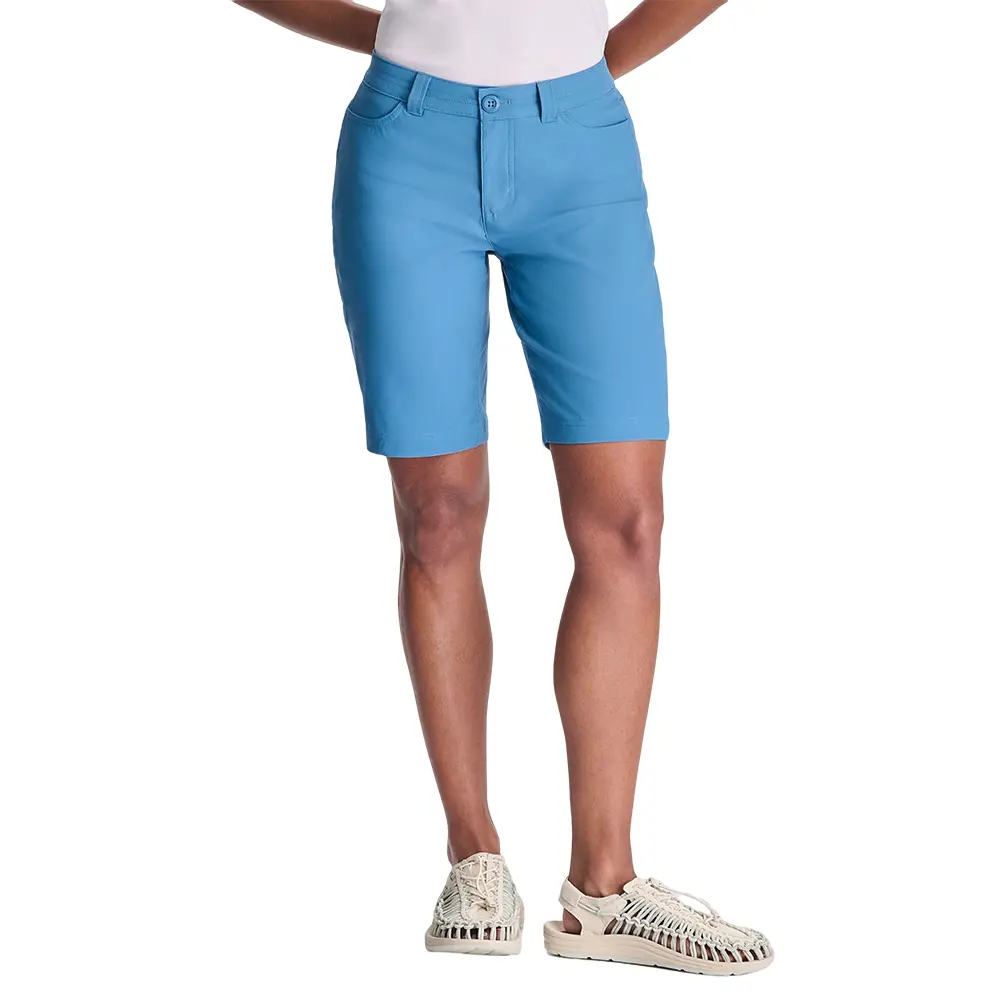 Eddie Bauer Women's Rainier Bermuda Shorts - Outdoor Hiking, 2-Way Stretch, Water-Repellent, UPF 50+