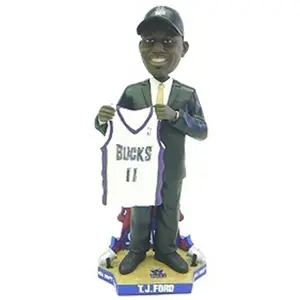 Milwaukee Bucks T.J. Ford Draft Pick Forever Collectibles Bobblehead