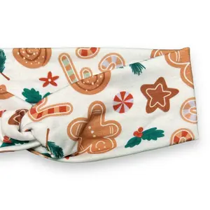 Gingerbread Snacks Knotties Headband