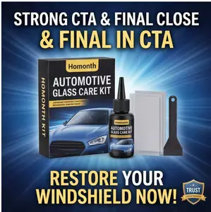Automotive HeadlampRestoration Fluid Oxidized andYellowedAutomotive HeadlampsBlurring Enhanced Crystallizat Stop Windshield Cracks From Getting Worse! Homonth Car Glass Repair Kit | UV Resin Solution For Chips, Scratches & Bulls-Eyes  Or UV Light Cure