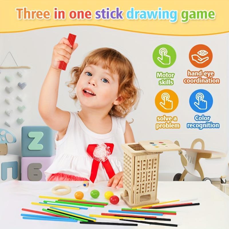 3 Gameplay Modes: Stacking Tower Game, Wooden Stick Game, Children's Puzzle Toy, Parent Child Essential Interactive Game, Exercise Logical Thinking Ability, Thanksgiving, Halloween, Christmas Gifts