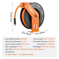 Upgraded - 1/2 IN x 50 FT - Open