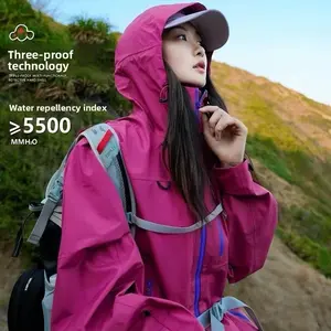 Brand same outdoor waterproof and windproof three-in-one jacket fleece liner couple mountaineering sports jacket