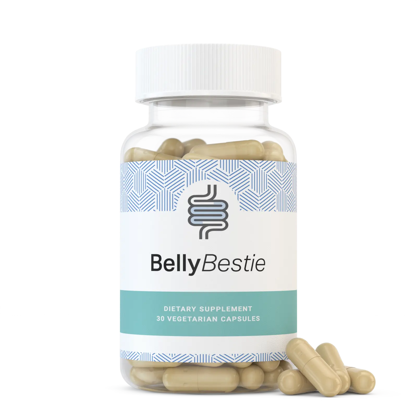 BellyBestie - Irritable Bowel Syndrome Supplement  Bloating, Gas, Diarrhea and Constipation - Digestive Health Support - 1 Capsule a Day