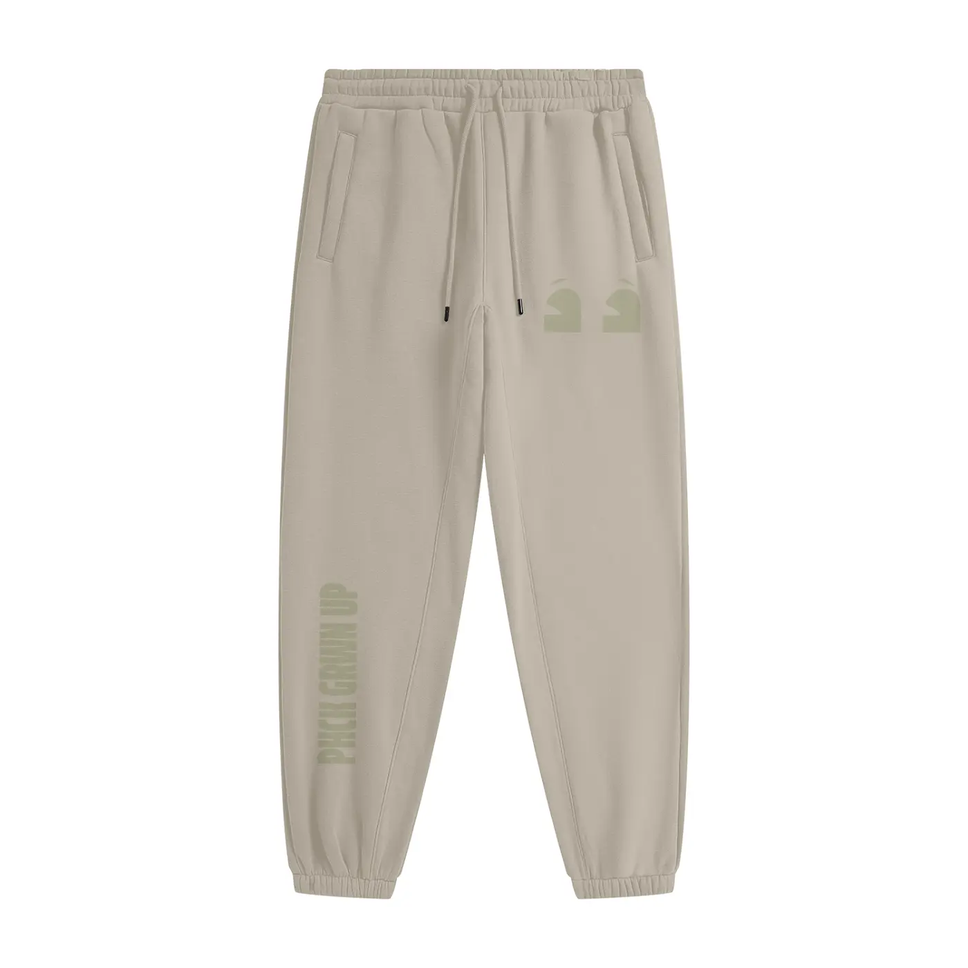 STREETWEAR UNISEX FLEECE JOGGERS-TAN