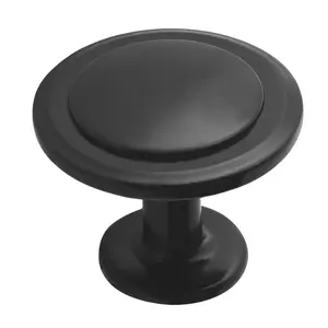 Lifemaster 25pcs 1-1/4 Cabinet Knobs - Rust-Proof, Modern Design, Strong  Drawer Pulls with Short and Adjustable Screws - Stylish Handles for Kitchen, Dresser, and Cabinets