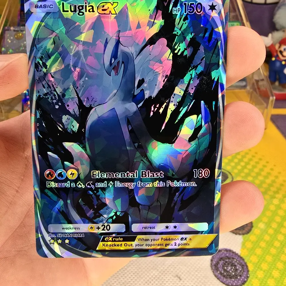 lugia holographic pokemon card Pokemon Artistic Lugia Ho-oh Holographic Credit Card Bundle Skin main image 0