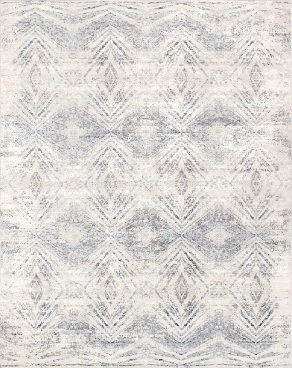Pasargad Home PD-193B 4 x 6 ft. Power Loomed Polypropylene Traditional Rug, Light Grey Machine-Made Durable Ultra-Luxurious Efes Design, Indoor Home Interior Carpet