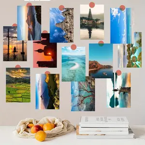 Indonesian-inspired Postcard, 24pcs/set 4x6 Inch Postcard, Bulk Minimalist Cards for Students, Home Decor & Travel Keepsakes