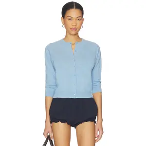 Autumn Cashmere Baby Cardigan in Heather Autumn Cashmere Baby Cardigan in Heather