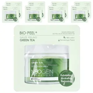 Neogen Bio-Peel+ Gauze Peeling Green Tea, 8 Pads, 0.32 fl oz (9.5 ml) Each