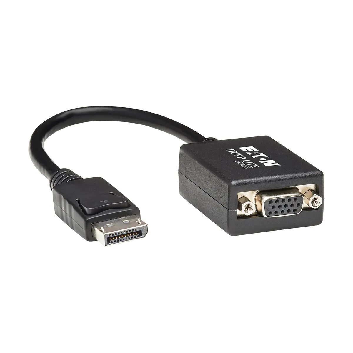 Tripp Lite 6" DisplayPort to VGA Active Adapter Video Converter, Black