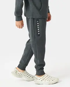 Little Legends Hawthorne Tech Jogger Black Heather, Medium