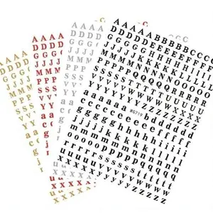 Typewriter  Letters Nail Sticker