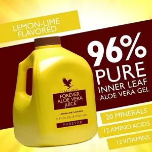 1 Packs Forever Living Aloe Vera Juice - Supplement for detox and promotes an Immune System -Supplement Helps maintain natural energy levels -Supports nutrient absorption - Supports healthy digestion. Beverage