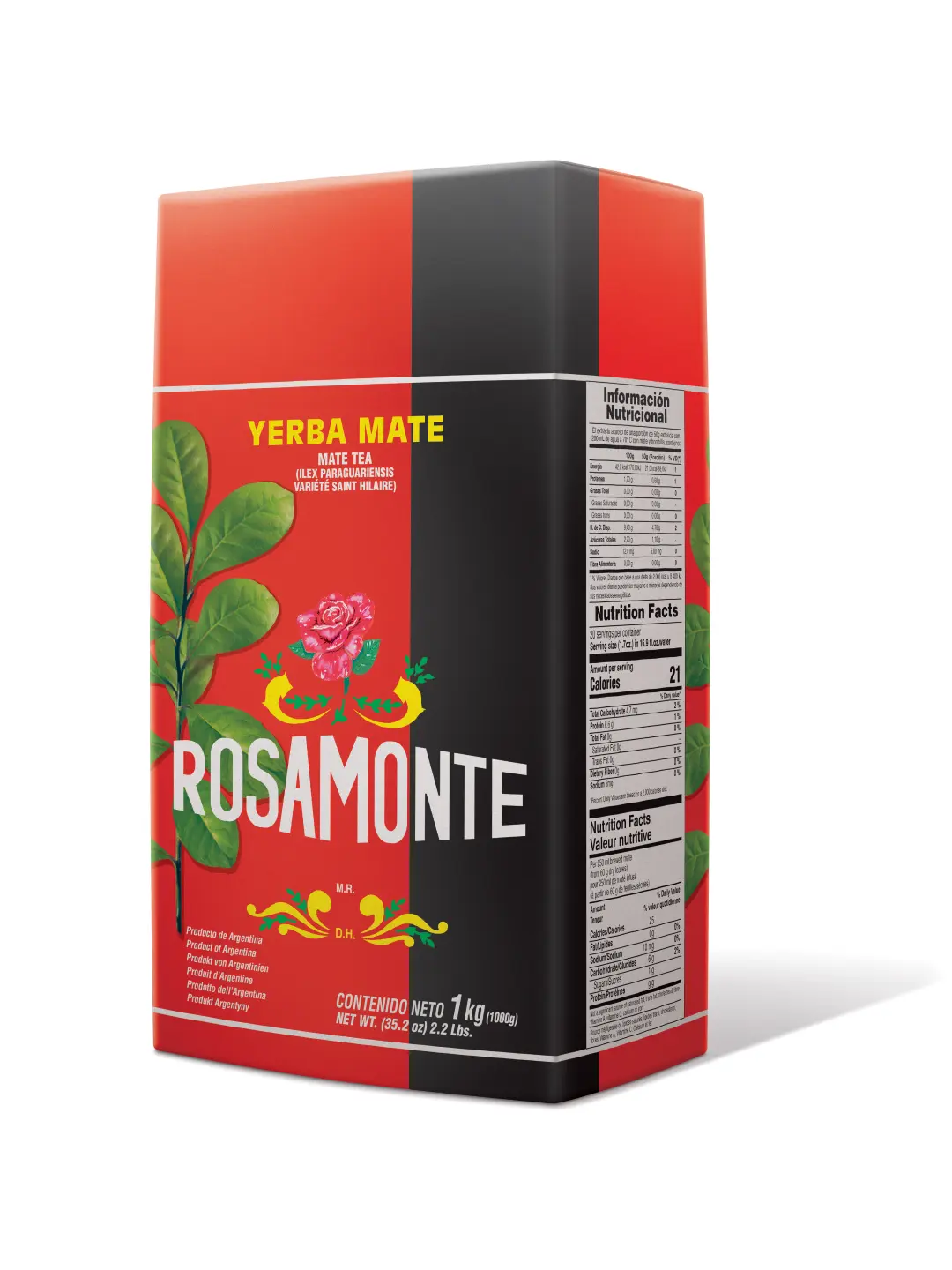Rosamonte Traditional Yerba Mate Con Palo (With Stems)